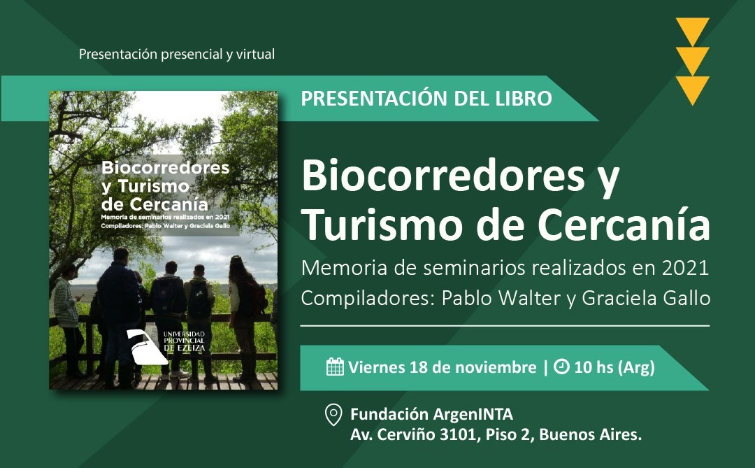 Presentación del libro «Biocorredores y Turismo de Cercanía»