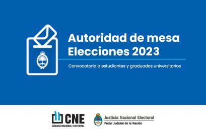 Convocatoria a estudiantes y graduados – Elecciones 2023
