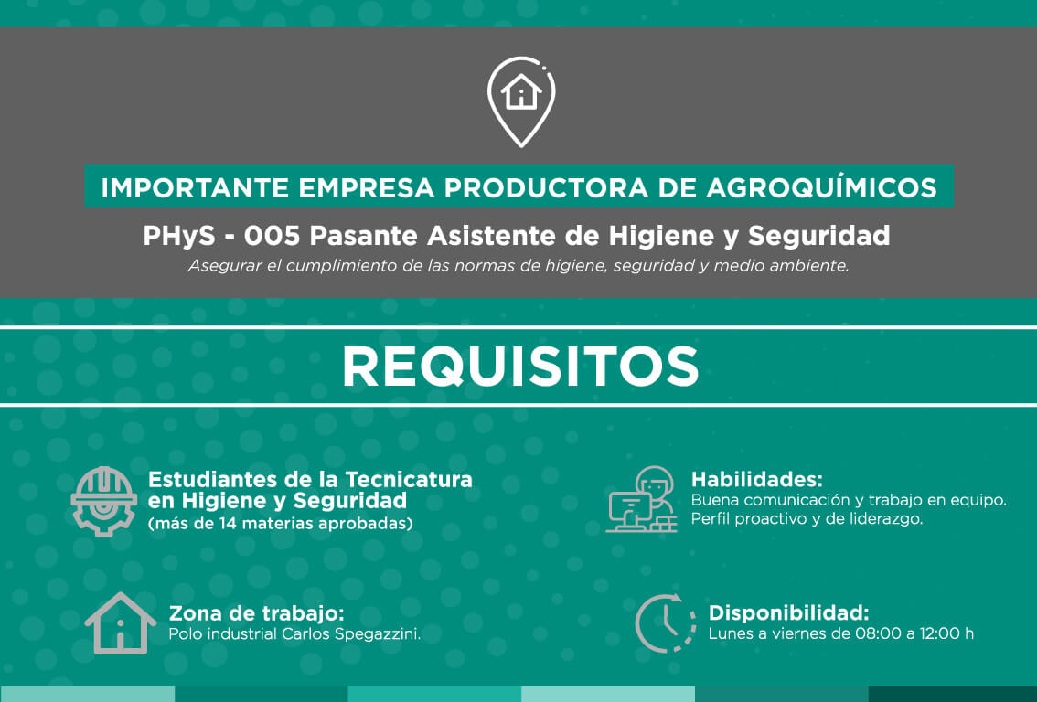 Pasantía Importante Empresa Productora