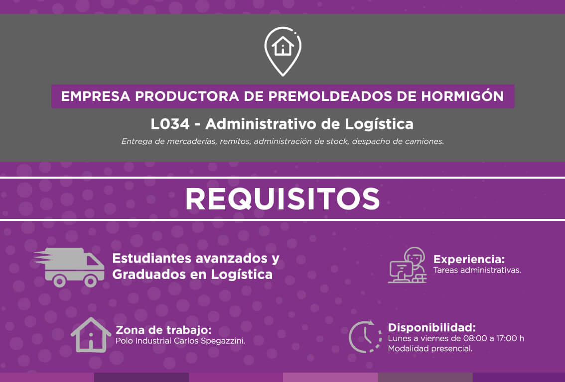 Búsqueda Administrativo de Logística