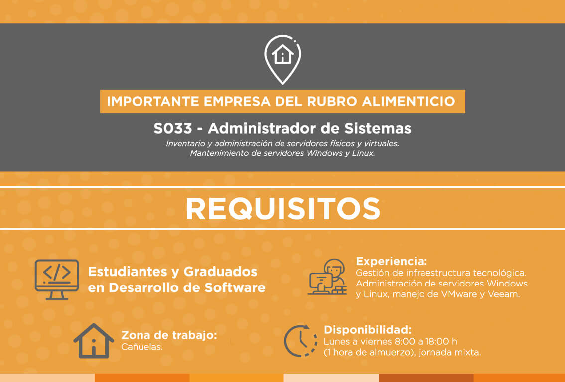 Búsqueda Importante Empresa del Rubro Alimenticio