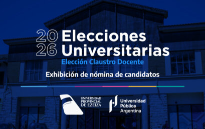 Exhibición de nómina de candidatos – Elección Claustro Docente